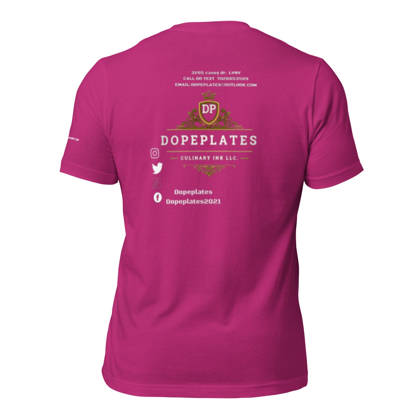 DOPEPLATES ADDICTED 2 FLAVOR t-shirt