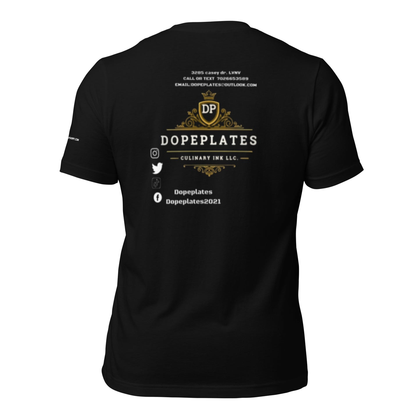 DOPEPLATES ADDICTED 2 FLAVOR t-shirt