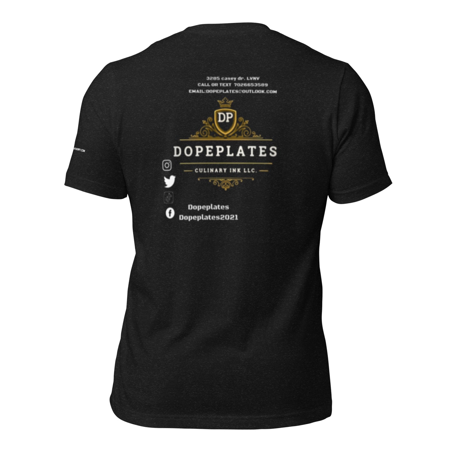 DOPEPLATES ADDICTED 2 FLAVOR t-shirt