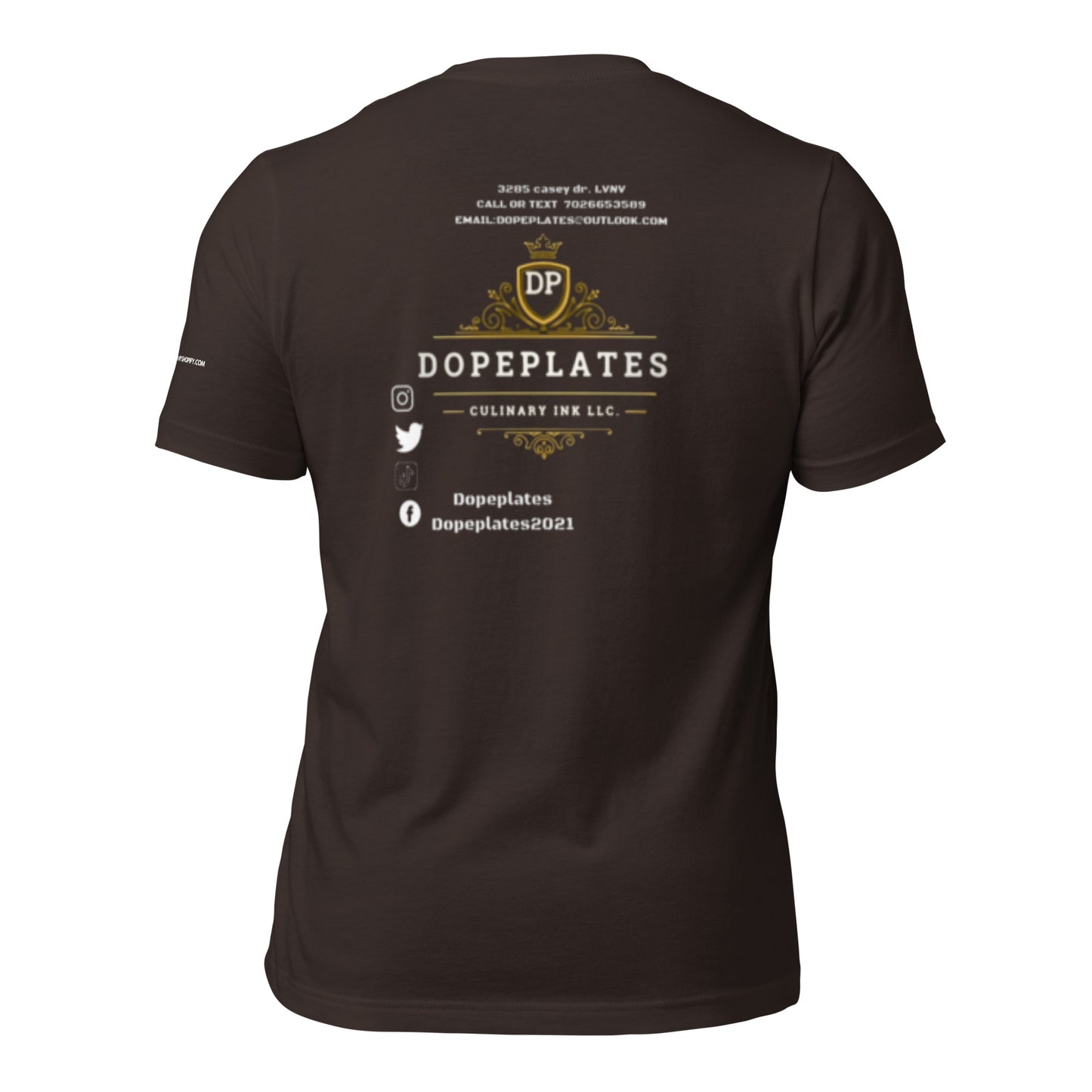 DOPEPLATES ADDICTED 2 FLAVOR t-shirt