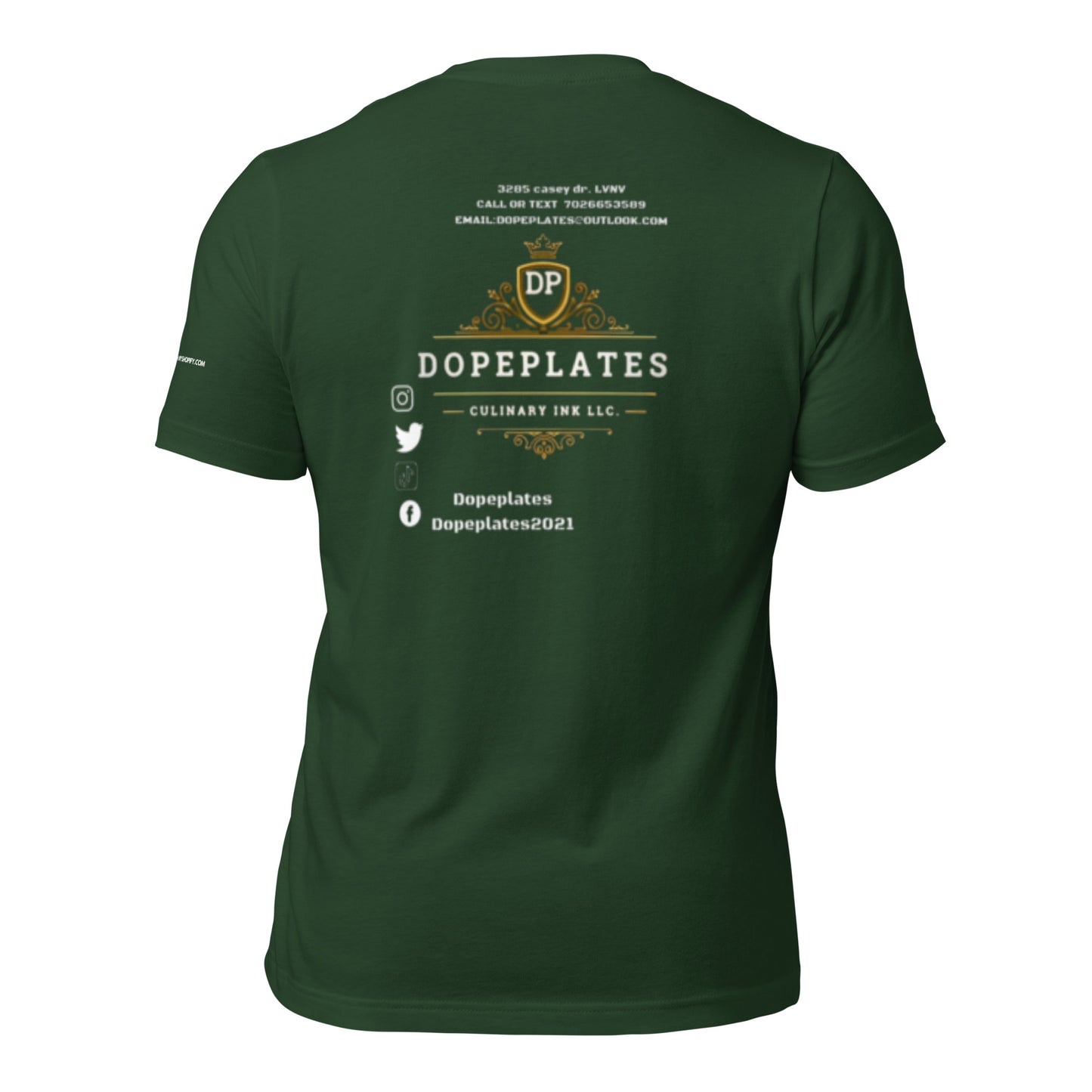 DOPEPLATES ADDICTED 2 FLAVOR t-shirt