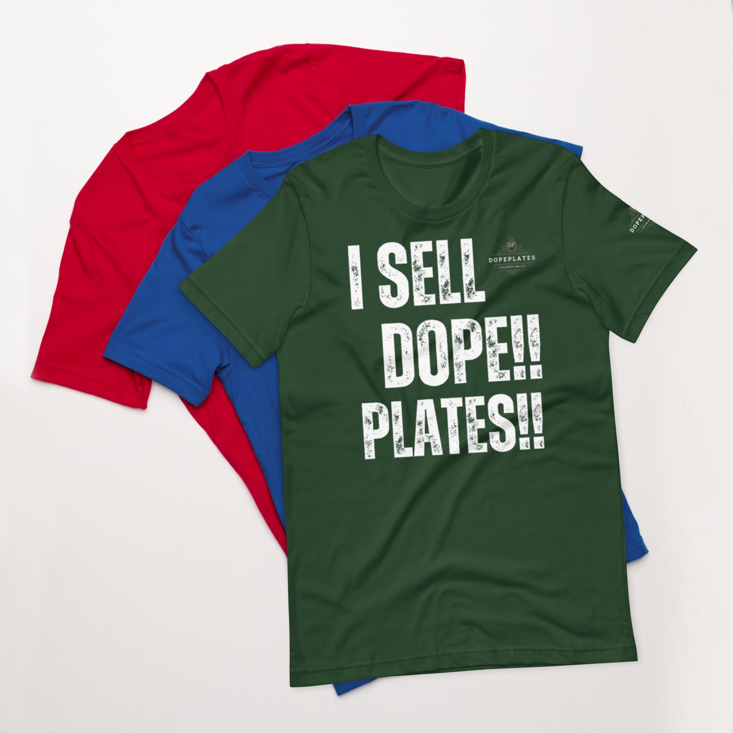 I SELL DOPE PLATES Unisex t-shirt