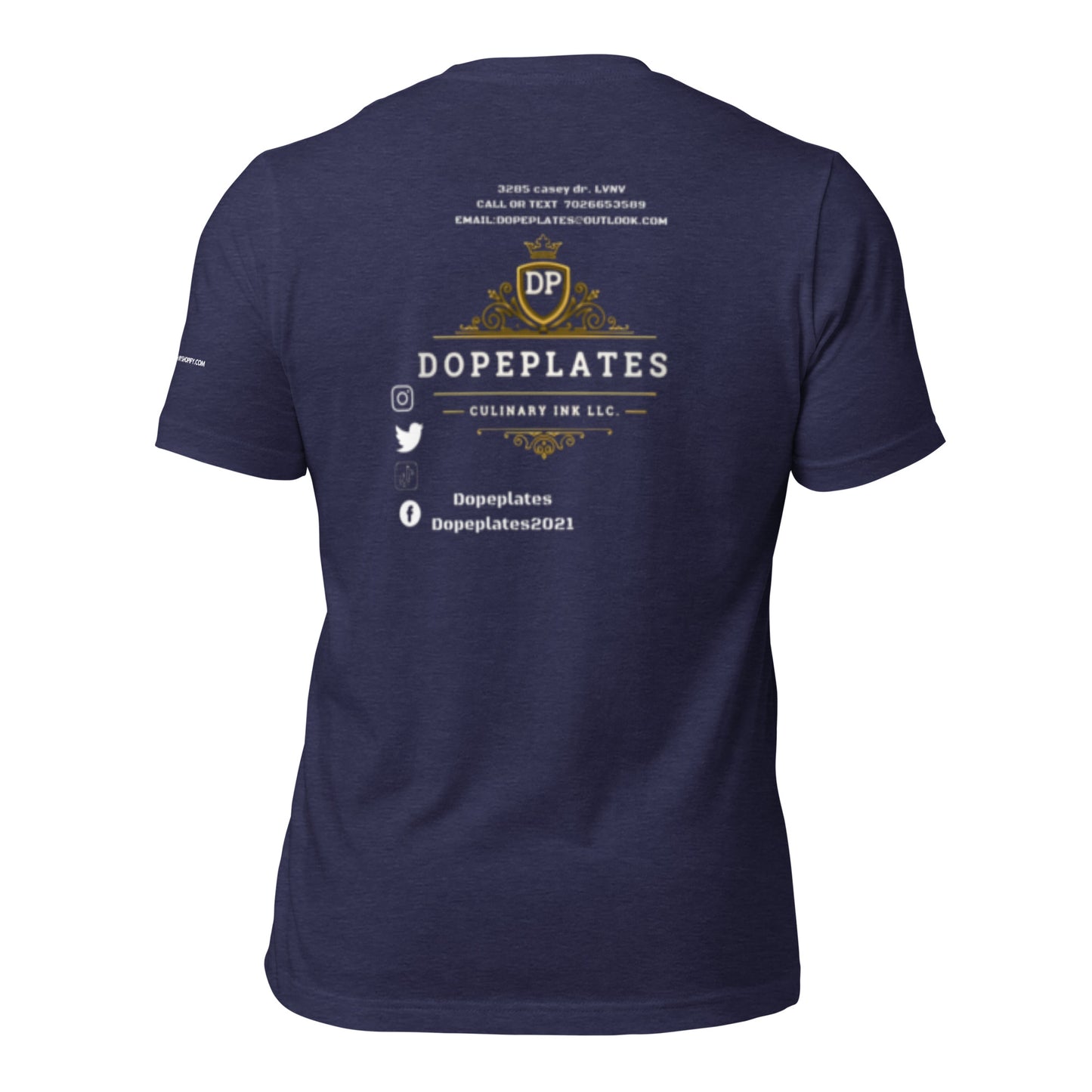 DOPEPLATES ADDICTED 2 FLAVOR t-shirt