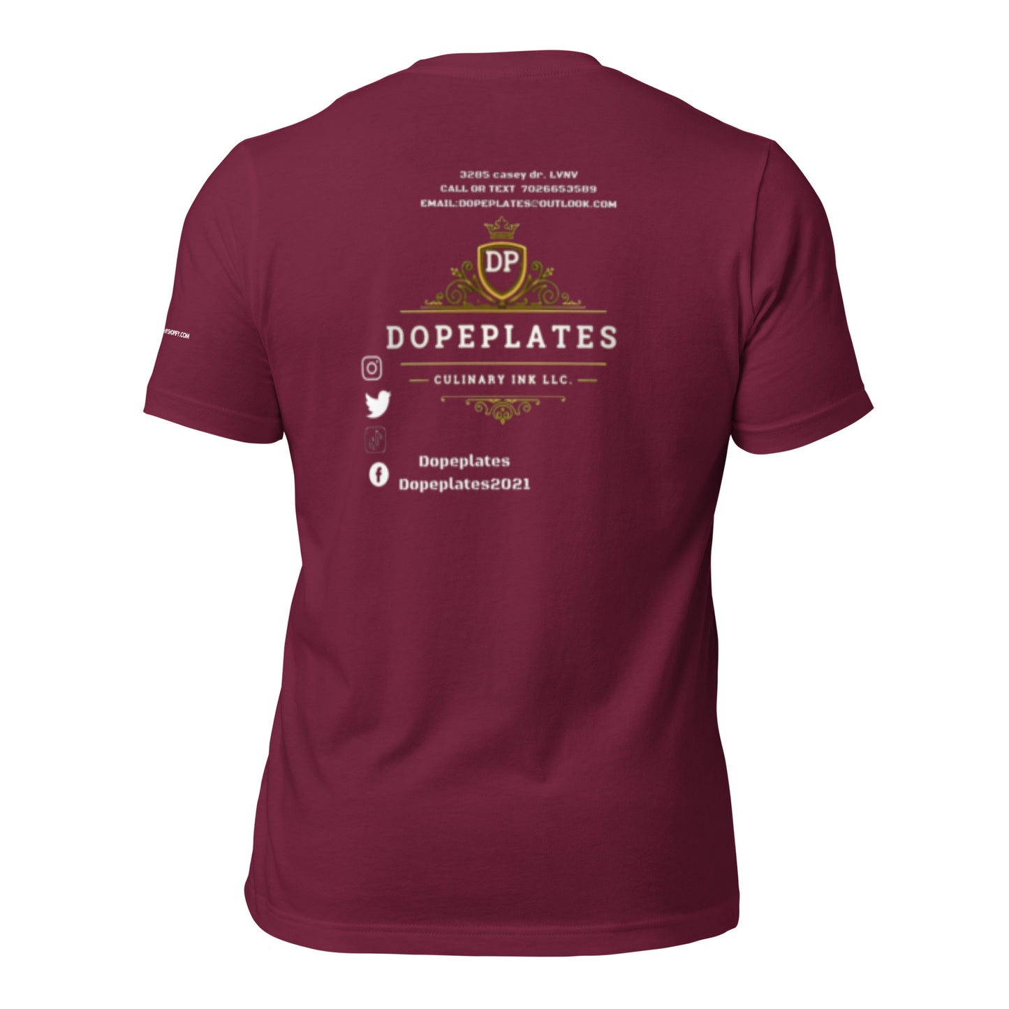 DOPEPLATES ADDICTED 2 FLAVOR t-shirt