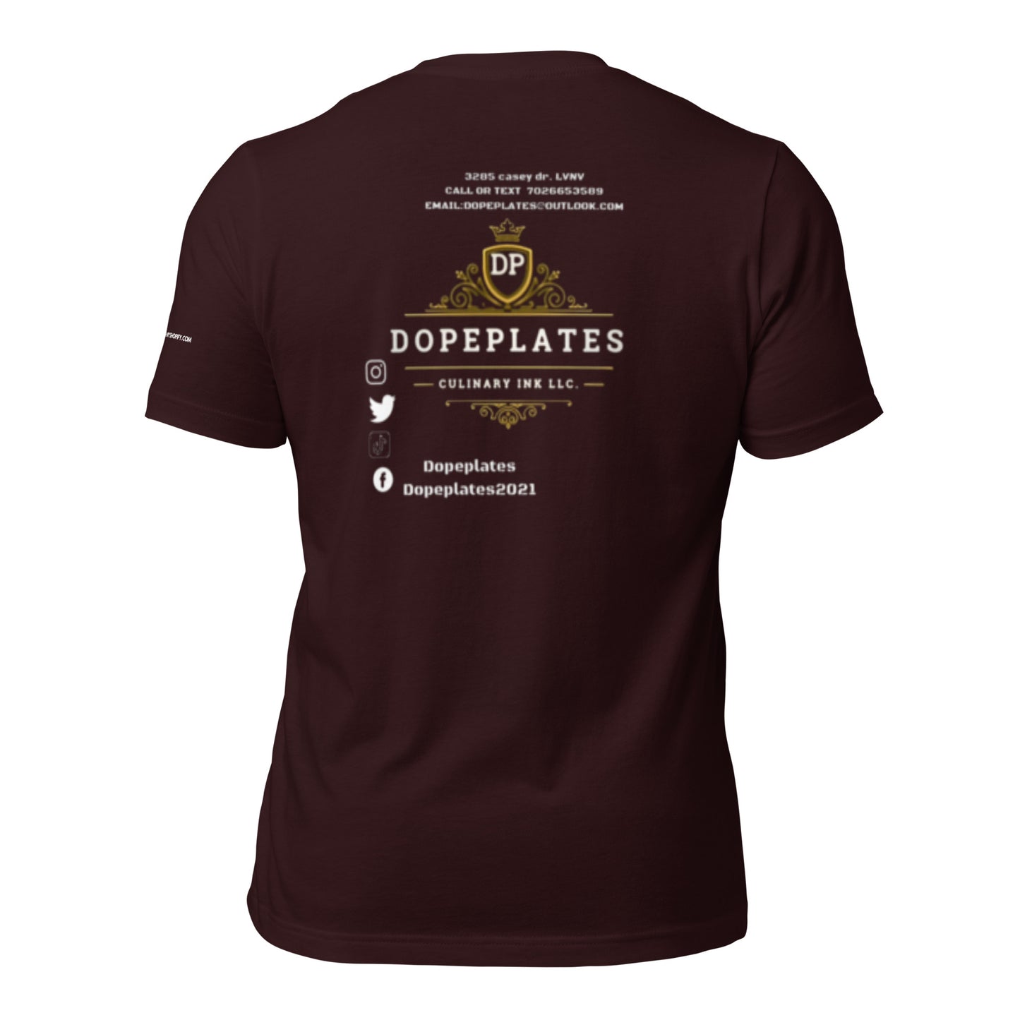 DOPEPLATES ADDICTED 2 FLAVOR t-shirt
