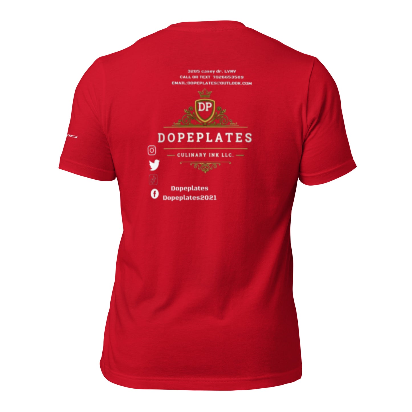 DOPEPLATES ADDICTED 2 FLAVOR t-shirt