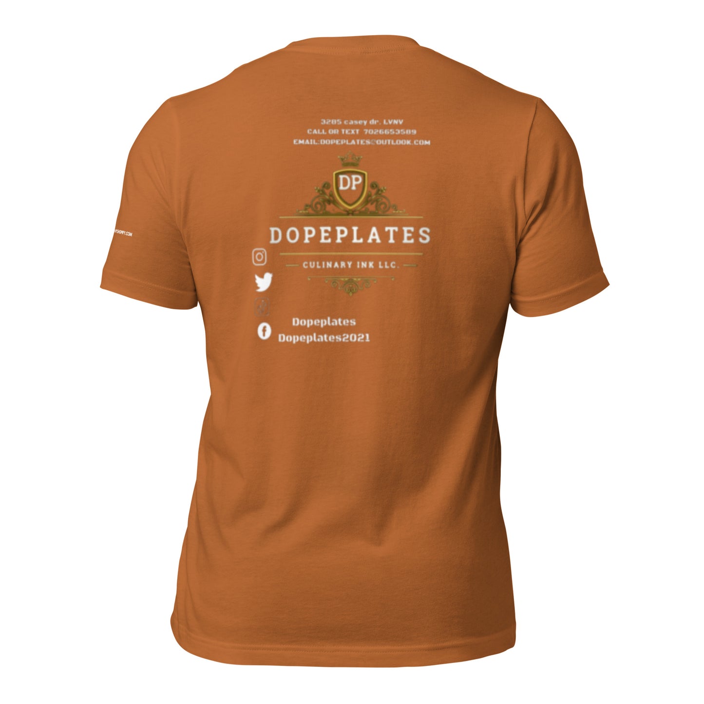 DOPEPLATES ADDICTED 2 FLAVOR t-shirt