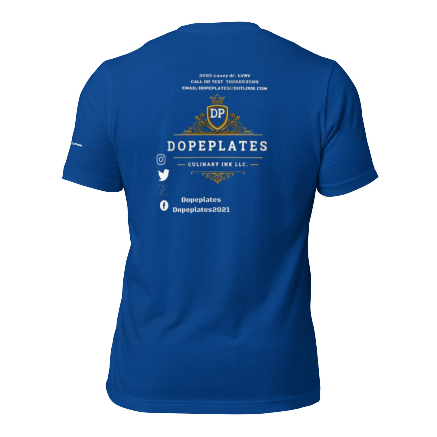 DOPEPLATES ADDICTED 2 FLAVOR t-shirt