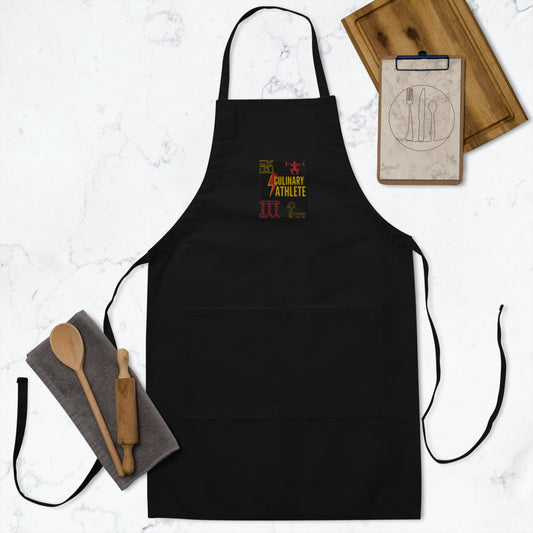 CULINARY ATHLETE Embroidered Apron